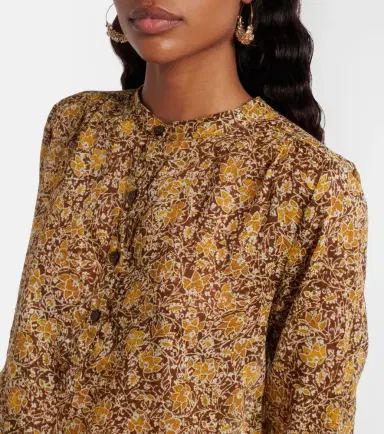 Marant Étoile Maria floral cotton voile blouse | Thumbnail 2