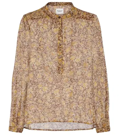 Marant Étoile Maria floral cotton voile blouse | Thumbnail 1