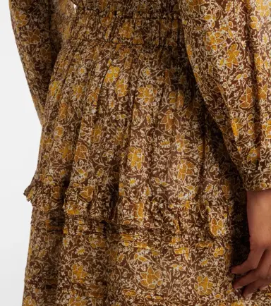 Marant Étoile Volumia floral cotton tiered maxi skirt | Thumbnail 4 Marant Étoile Volumia floral cotton tiered maxi skirt | Thumbnail 4