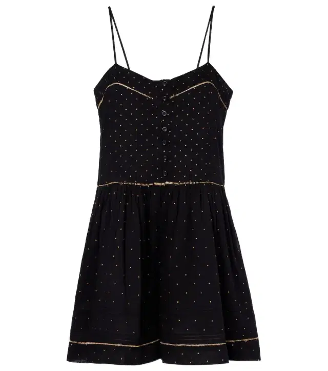 Marant Etoile Vickie polka-dot cotton romper
