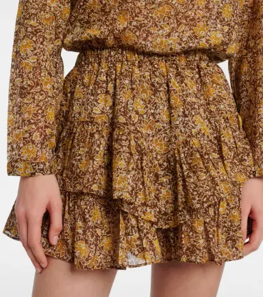 Marant Etoile Jocadia floral tiered cotton voile shorts | Thumbnail 3 Marant Etoile Jocadia floral tiered cotton voile shorts | Thumbnail 3