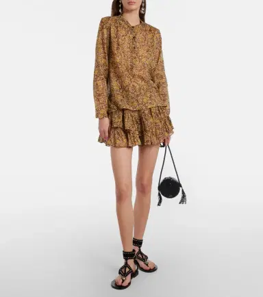 Marant Etoile Jocadia floral tiered cotton voile shorts | Thumbnail 5 Marant Etoile Jocadia floral tiered cotton voile shorts | Thumbnail 5