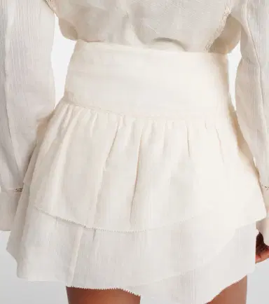 Marant Étoile Dejha cotton and linen-blend miniskirt | Thumbnail 3 Marant Étoile Dejha cotton and linen-blend miniskirt | Thumbnail 3