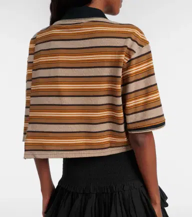 Marant Étoile Isalyne striped cotton polo shirt | Thumbnail 5 Marant Étoile Isalyne striped cotton polo shirt | Thumbnail 5