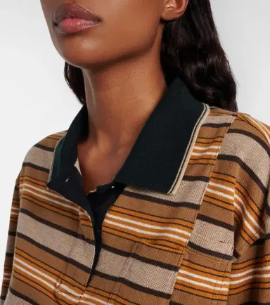 Marant Étoile Isalyne striped cotton polo shirt | Thumbnail 6 Marant Étoile Isalyne striped cotton polo shirt | Thumbnail 6