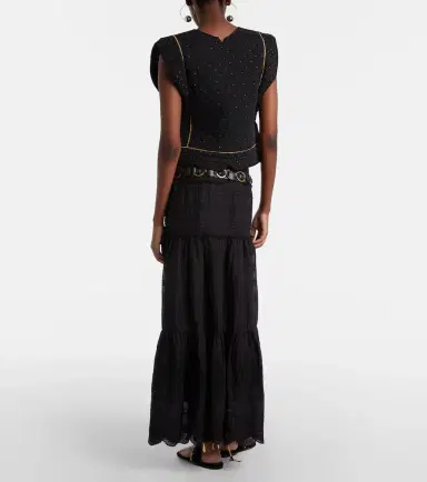 Marant Étoile Paoline lace-trimmed maxi skirt | Thumbnail 2 Marant Étoile Paoline lace-trimmed maxi skirt | Thumbnail 2