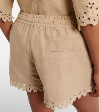 Marant Etoile Balyme embroidered cotton shorts | Thumbnail 5 Marant Etoile Balyme embroidered cotton shorts | Thumbnail 5
