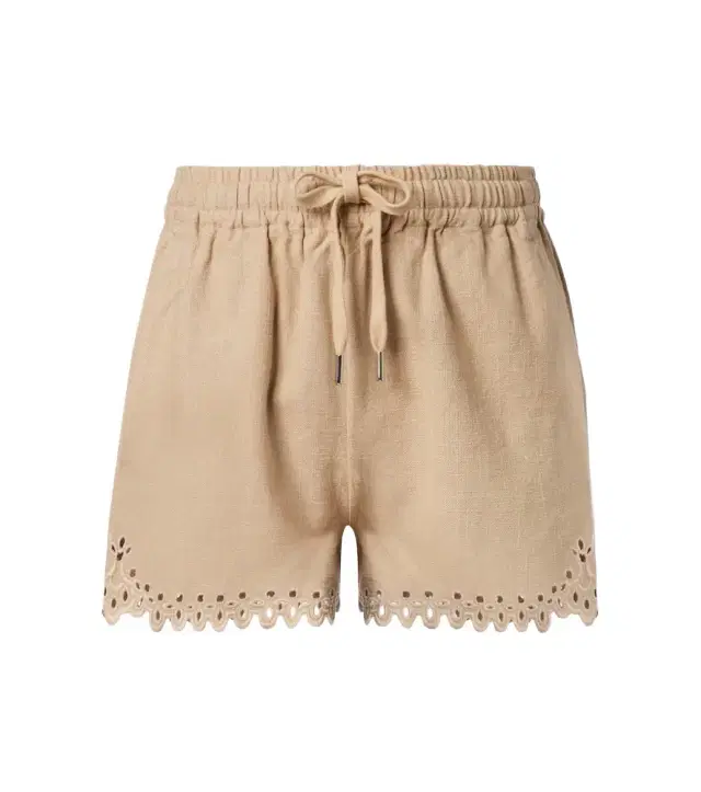 Marant Etoile Balyme embroidered cotton shorts