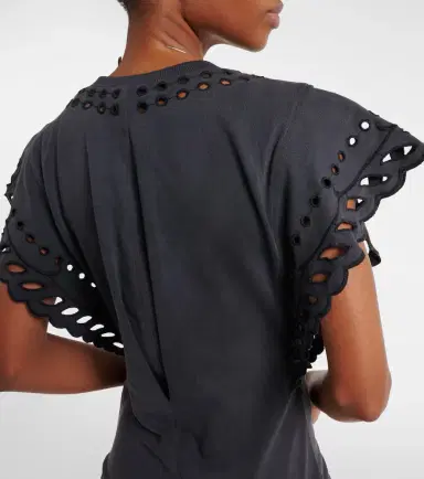 Marant Etoile Orlane embroidered cotton minidress | Thumbnail 6