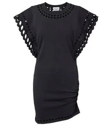 Marant Etoile Orlane embroidered cotton minidress | Thumbnail 1