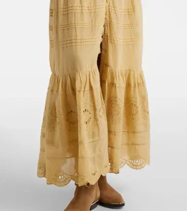 Marant Étoile Paoline tiered cotton maxi skirt | Thumbnail 3