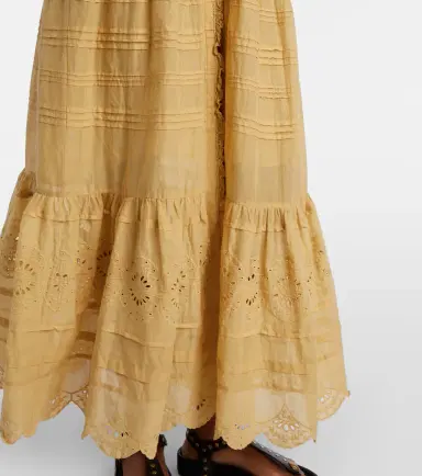 Marant Étoile Paule lace-trimmed cotton maxi dress | Thumbnail 2 Marant Étoile Paule lace-trimmed cotton maxi dress | Thumbnail 2