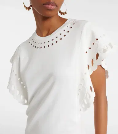 Marant Étoile Orlane embroidered cotton minidress | Thumbnail 3