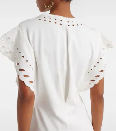 Marant Étoile Orlane embroidered cotton minidress | Thumbnail 4