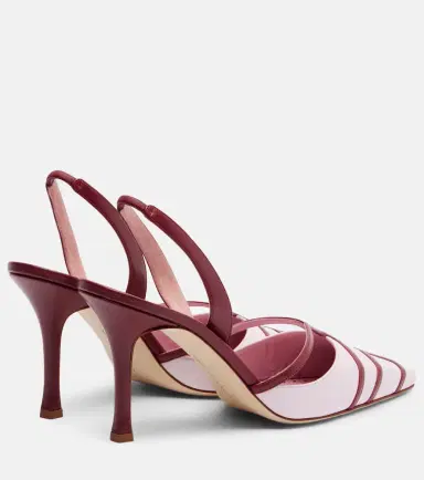 Manolo Blahnik Sarto 90 leather slingback pumps | Thumbnail 2
