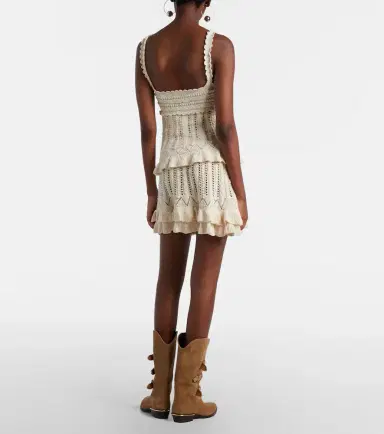 Marant Étoile Nelle cotton crochet miniskirt | Thumbnail 3