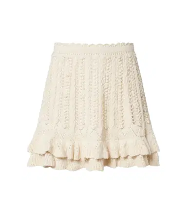 Marant Étoile Nelle cotton crochet miniskirt | Thumbnail 1