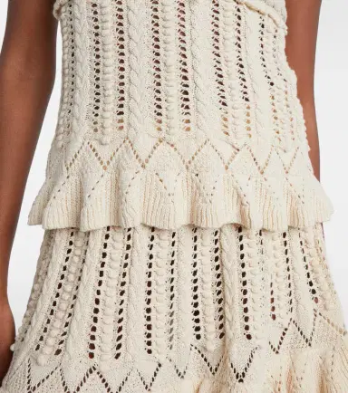 Marant Étoile Neves crochet cotton top | Thumbnail 2