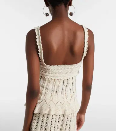 Marant Étoile Neves crochet cotton top | Thumbnail 5