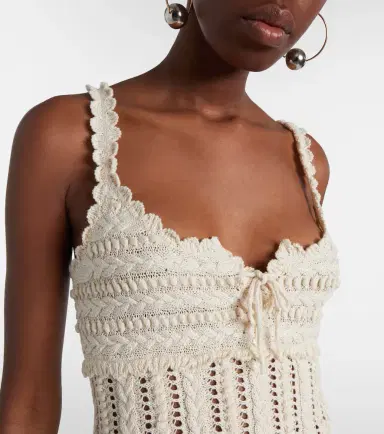 Marant Étoile Neves crochet cotton top | Thumbnail 6