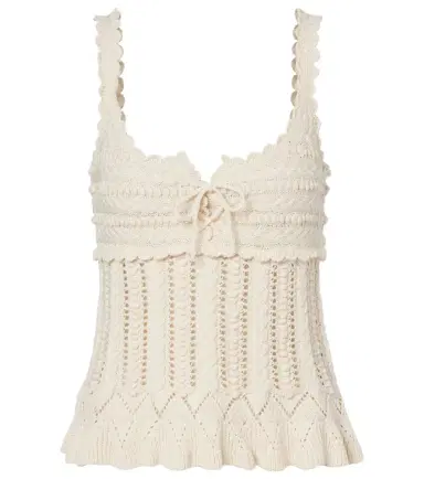 Marant Étoile Neves crochet cotton top | Thumbnail 1