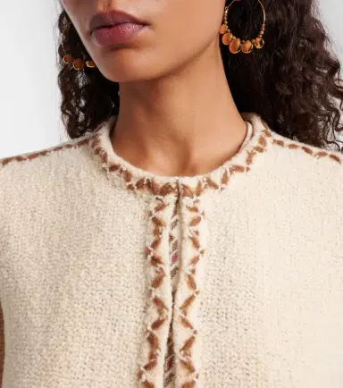 Marant Etoile Rochelle wool-blend tweed cardigan | Thumbnail 4 Marant Etoile Rochelle wool-blend tweed cardigan | Thumbnail 4