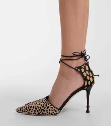 Manolo Blahnik Gambis printed calf hair pumps | Thumbnail 6