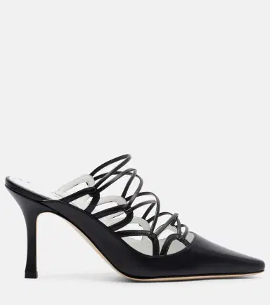 Manolo Blahnik Netas 90 leather mules | Thumbnail 3 Manolo Blahnik Netas 90 leather mules | Thumbnail 3