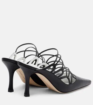 Manolo Blahnik Netas 90 leather mules | Thumbnail 4 Manolo Blahnik Netas 90 leather mules | Thumbnail 4