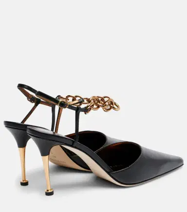 Manolo Blahnik Detana 90 leather slingback pumps | Thumbnail 3 Manolo Blahnik Detana 90 leather slingback pumps | Thumbnail 3
