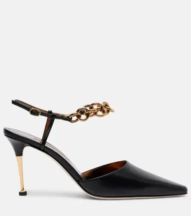 Manolo Blahnik Detana 90 leather slingback pumps | Thumbnail 4 Manolo Blahnik Detana 90 leather slingback pumps | Thumbnail 4