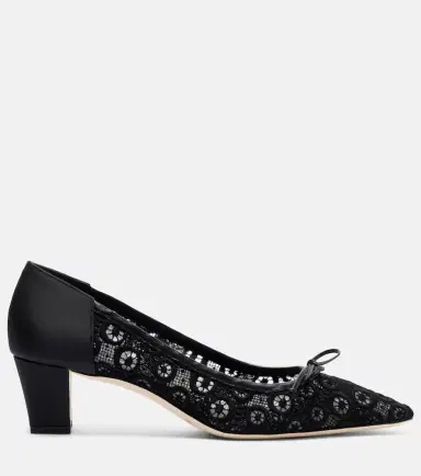 Manolo Blahnik Martebal 50 lace bow-detail pumps | Thumbnail 2 Manolo Blahnik Martebal 50 lace bow-detail pumps | Thumbnail 2
