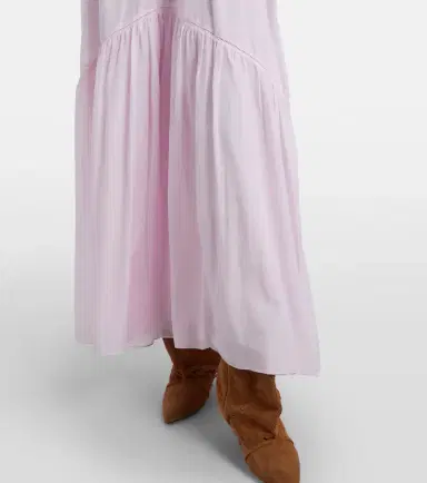Marant Etoile Vasma ruffled cotton-blend maxi dress | Thumbnail 3