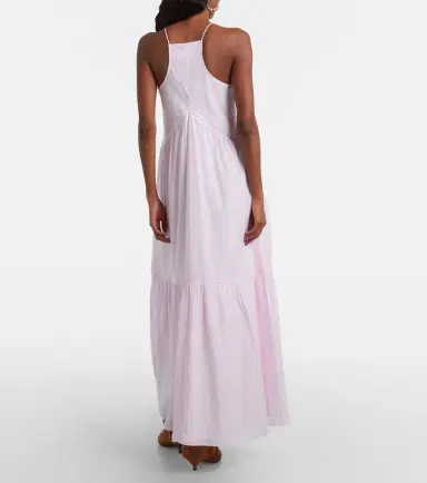 Marant Etoile Vasma ruffled cotton-blend maxi dress | Thumbnail 4