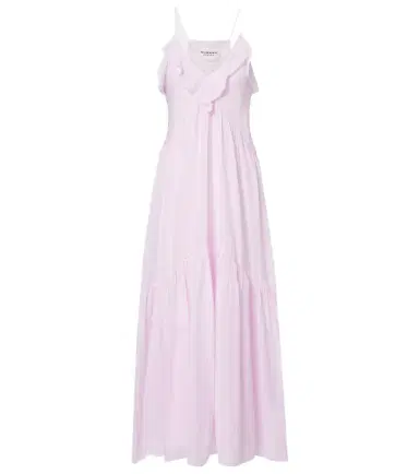 Marant Etoile Vasma ruffled cotton-blend maxi dress | Thumbnail 1