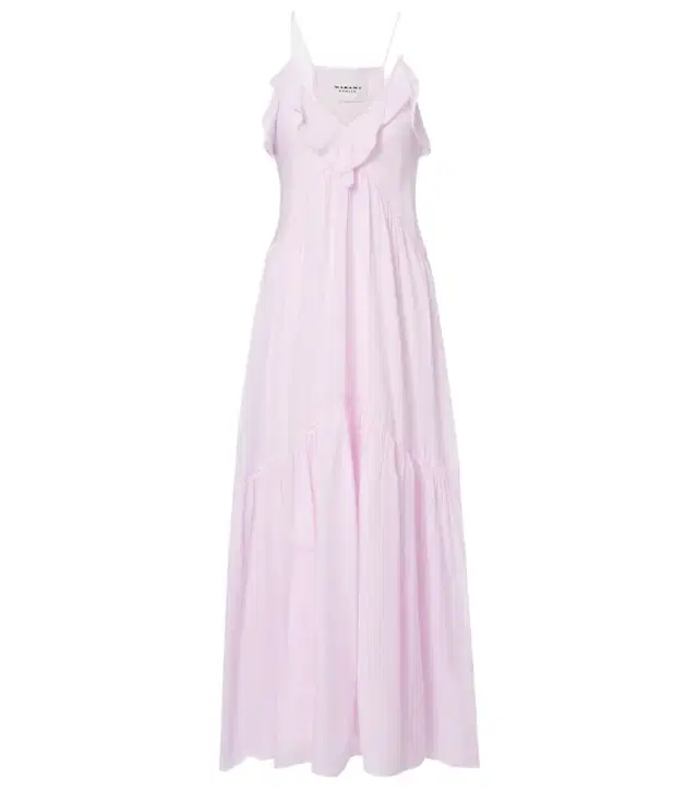 Marant Etoile Vasma ruffled cotton-blend maxi dress