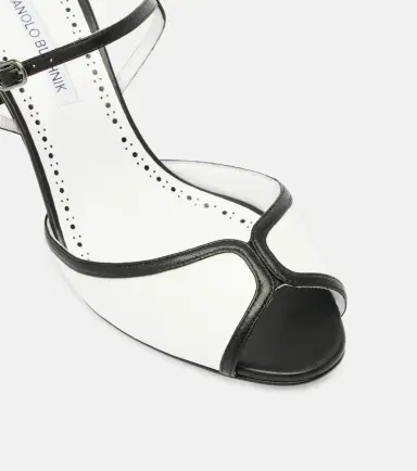 Manolo Blahnik Versari 70 leather mules | Thumbnail 2 Manolo Blahnik Versari 70 leather mules | Thumbnail 2