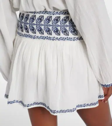 Marant Étoile Picadilia embroidered cotton miniskirt | Thumbnail 5 Marant Étoile Picadilia embroidered cotton miniskirt | Thumbnail 5