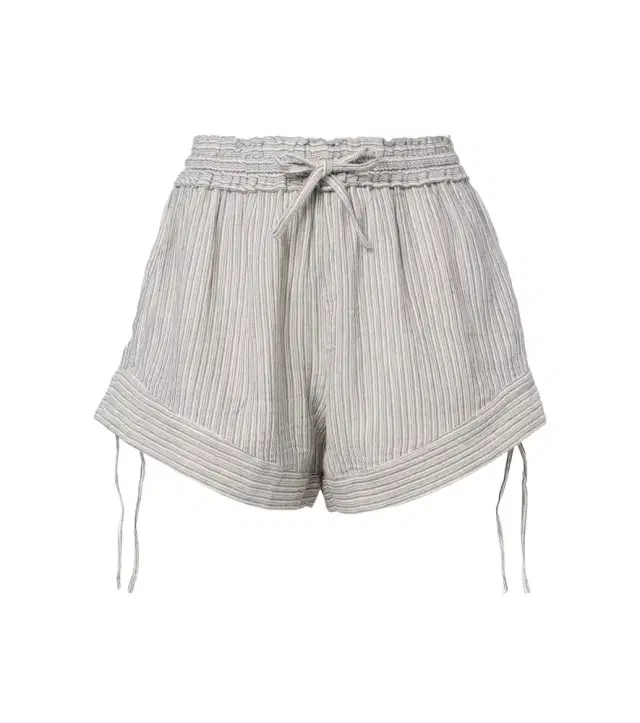 Marant Etoile Thaliany striped cotton shorts
