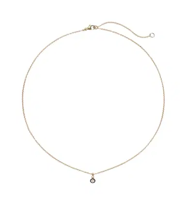 STONE AND STRAND The Shadow 10kt gold choker with diamonds | Thumbnail 1
