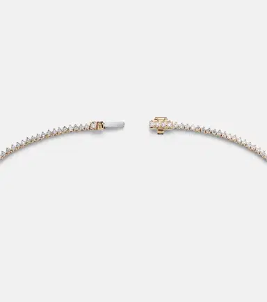 STONE AND STRAND 14kt gold tennis necklace with diamonds | Thumbnail 2