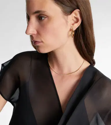 STONE AND STRAND 14kt gold tennis necklace with diamonds | Thumbnail 5