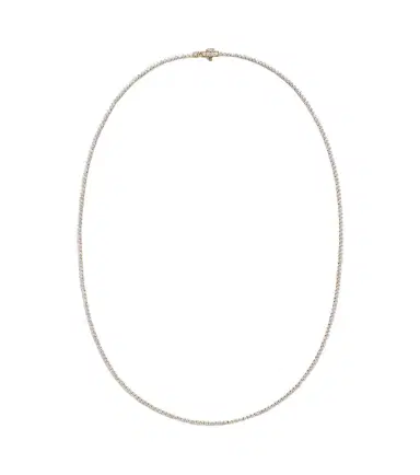 STONE AND STRAND 14kt gold tennis necklace with diamonds | Thumbnail 1