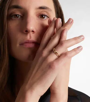 Stone and Strand Set of 2 14kt gold rings | Thumbnail 3