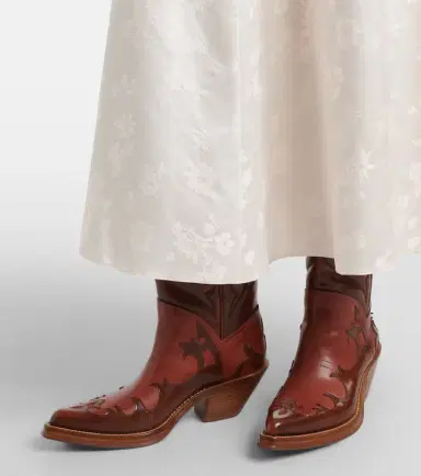 Gabriela Hearst Capitana leather cowboy boots | Thumbnail 6