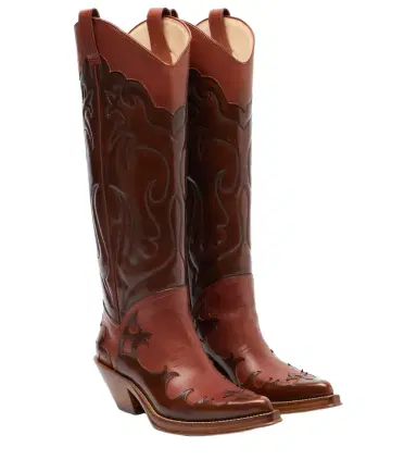 Gabriela Hearst Capitana leather cowboy boots | Thumbnail 1