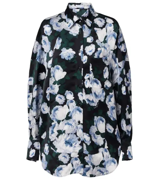 Stella McCartney Floral satin blouse