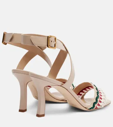 Manolo Blahnik Mabeco 90 embroidered leather sandals | Thumbnail 2 Manolo Blahnik Mabeco 90 embroidered leather sandals | Thumbnail 2