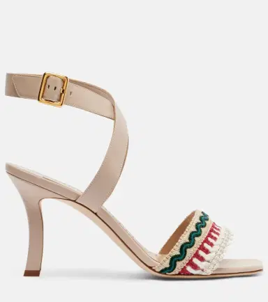 Manolo Blahnik Mabeco 90 embroidered leather sandals | Thumbnail 4 Manolo Blahnik Mabeco 90 embroidered leather sandals | Thumbnail 4