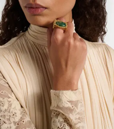 Zimmermann Wisp embellished gold-plated ring | Thumbnail 4